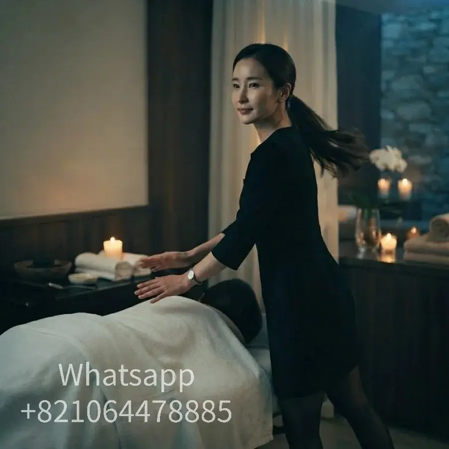 A private massage atmosphere with warm light and relaxed surroundings.